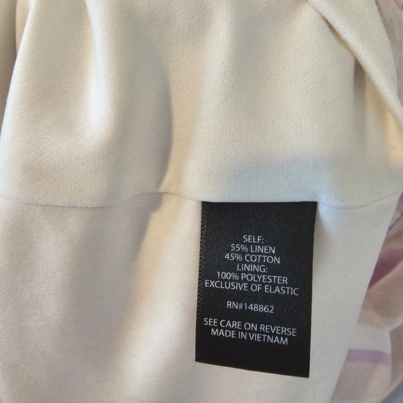 Torrid Striped Midi Linen Button-Front Dress - Picture 10 of 10